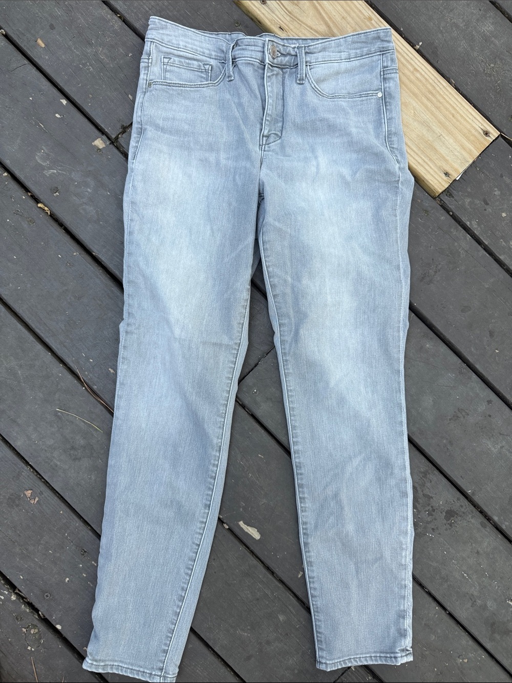 Athleta Light Gray Sculptek Skinny Women’s Jeans size 8